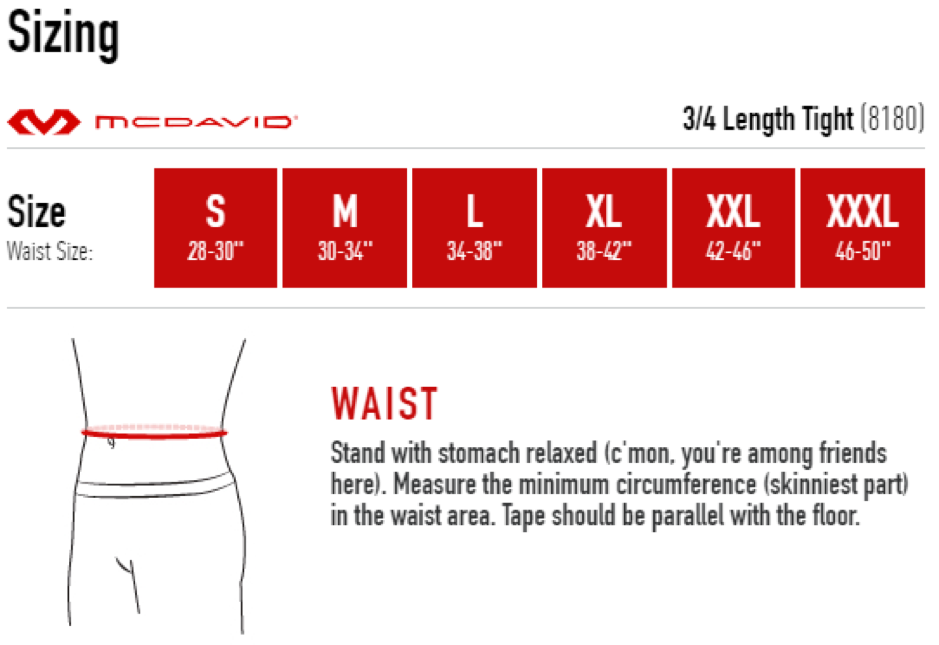 McDavid 3/4 Length Tight – Armstrong Basketball